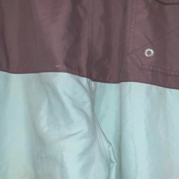 George 3XL blue & grey colorblock swim trunks - Picture 5 of 6